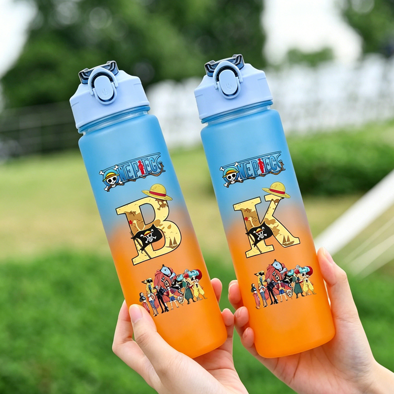 Outdoor Sport For Kids - 원피스 A-Z 레터 키즈 물병 750ML