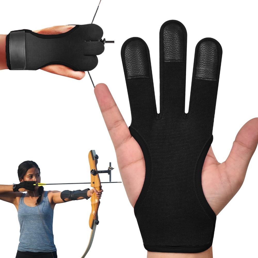 Outdoor Sport Gloves - 1PCS 양궁 3 손가락 장갑 체육관