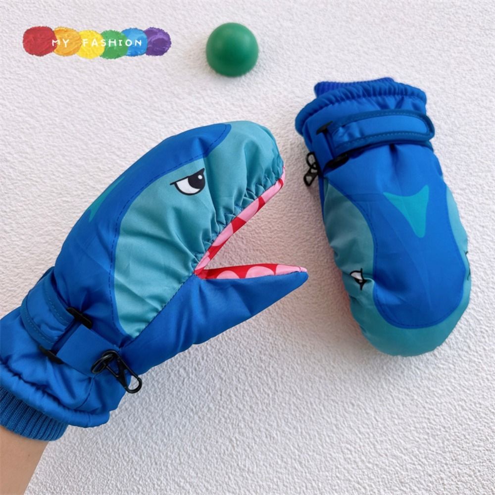 Outdoor Sport Gloves - 만화 어린이 스키 장갑 너클이 있는