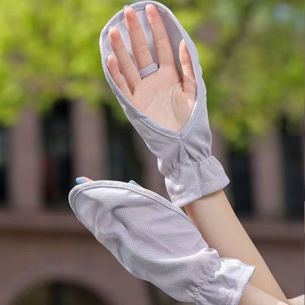 Outdoor Sport Gloves - 자외선 차단 슬리브, 조절 가능한 커프,
