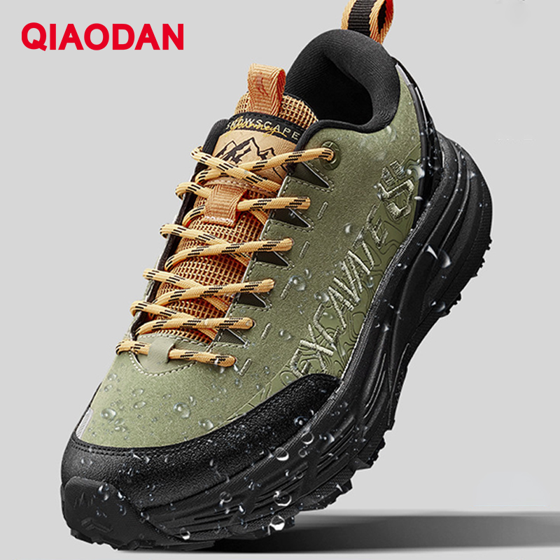 Climbing Shoe Beginner - QIAODAN 하이킹 신발 남성 가죽 겨울
