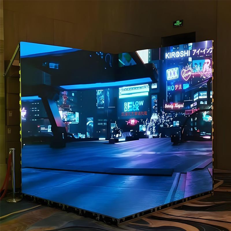 Outdoor Sport Background - 야외 광고용 LED 디스플레이 스크린 3D