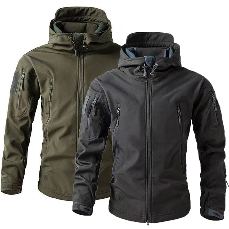 Outdoor Sport Winter Jacket - 남성 겨울 가을 따뜻한 Softshell 양털