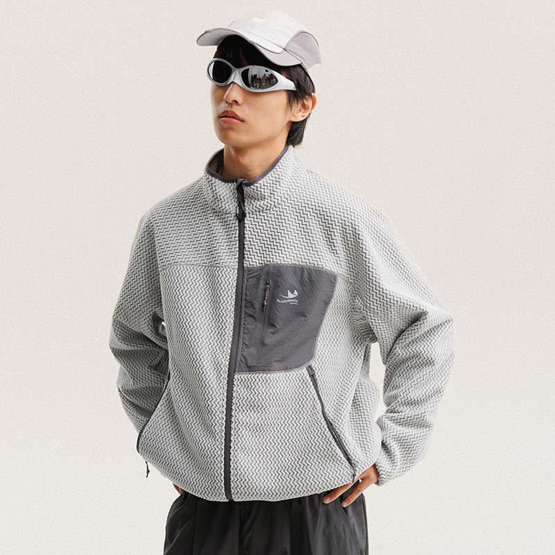 Outdoor Sport Winter Jacket - 가을 겨울 폴라 플리스 물결 모양