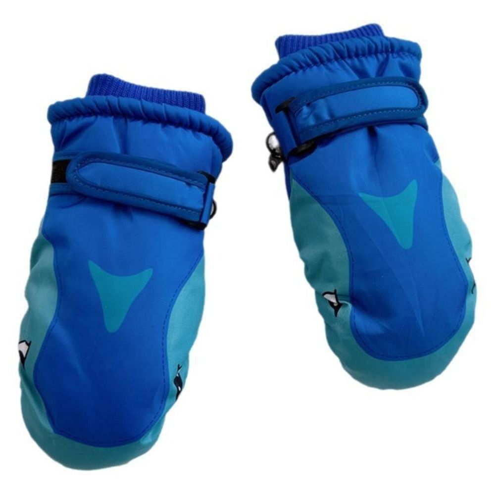 Outdoor Sport Gloves - 만화 어린이 스키 장갑 따뜻한 상어