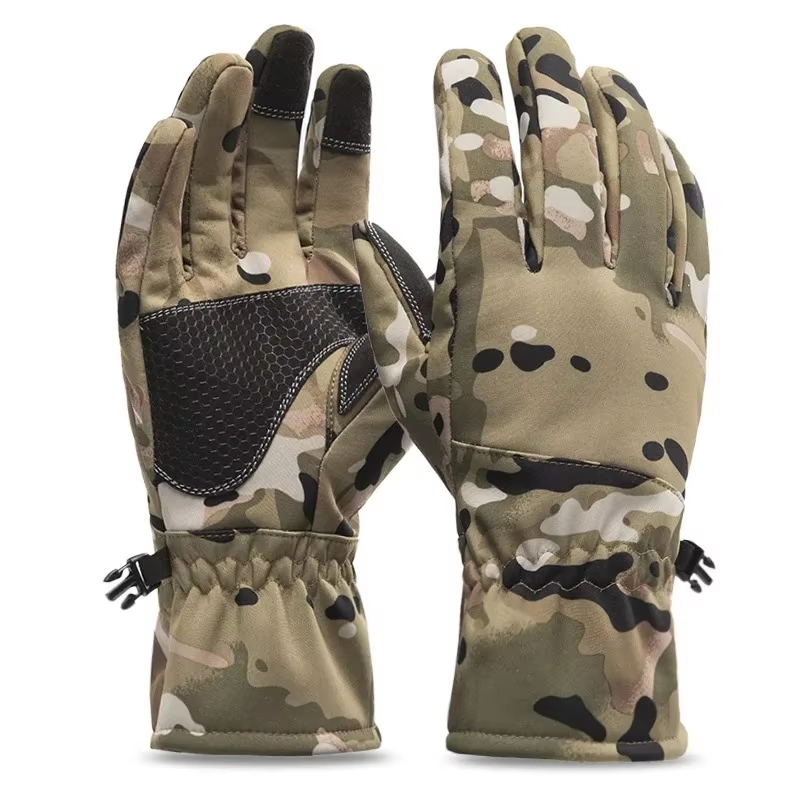 Outdoor Sport Gloves - 전술 아웃도어 위장 사냥 방한 논슬립