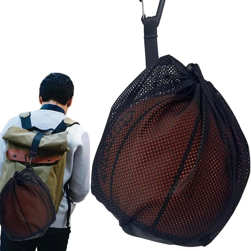 Outdoor Sports Net - 휴대용 Drawstring 농구 메쉬 가방 축구