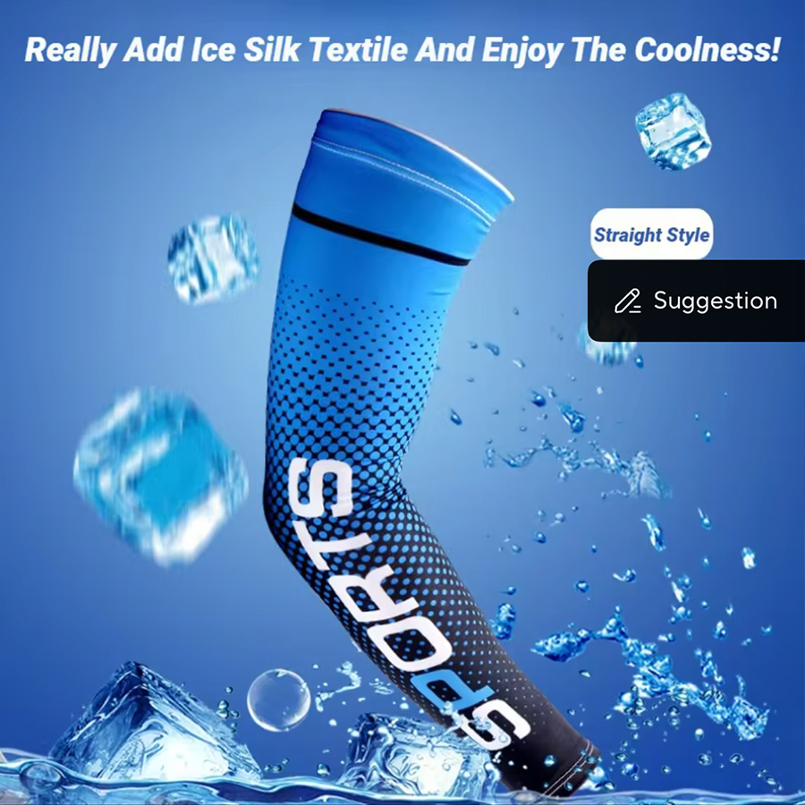 여름 Fashio 선 스크린 얼음 실크 슬리브 UV 태 - Outdoor Sport Name 리뷰 및 가격