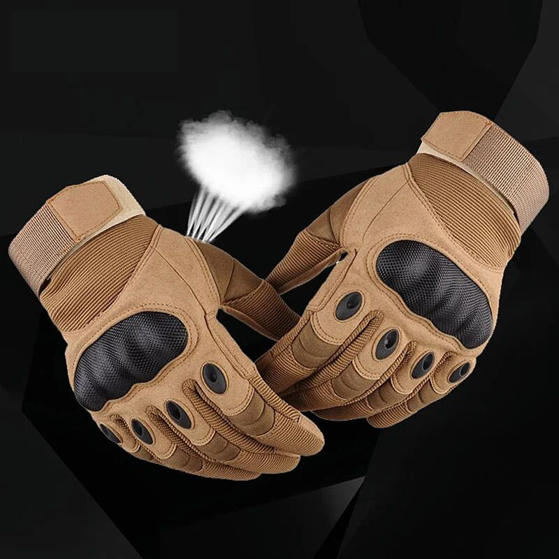 남성과 여성을위한 미끄럼 방지 전체 손가락 전술 장갑  - Outdoor Sport Gloves 리뷰 및 가격