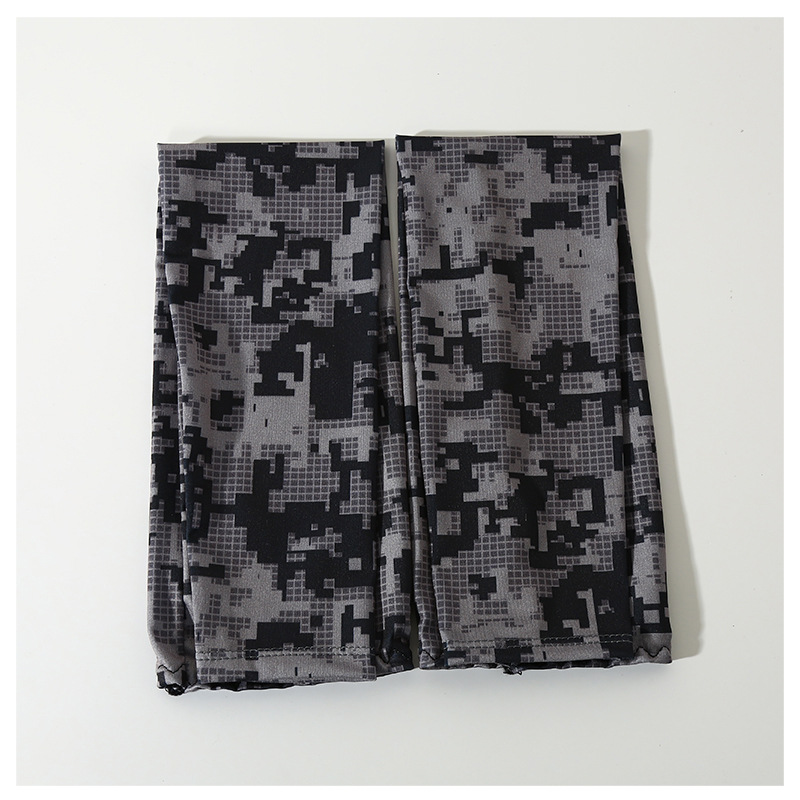 Uv 태양 팔 슬리브 남자 여름 위장 얼음 실크 긴 소 - Outdoor Sport Gloves 리뷰 및 가격
