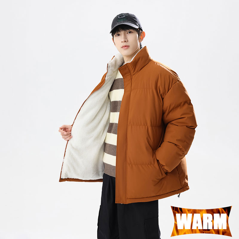 겨울 야외 재킷 방풍 스탠드 칼라 따뜻한 단색 코트 야 - Outdoor Sport Winter Jacket 리뷰 및 가격