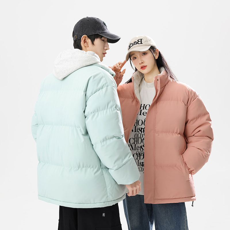 겨울 야외 재킷 방풍 스탠드 칼라 따뜻한 단색 코트 야 - Outdoor Sport Winter Jacket 리뷰 및 가격
