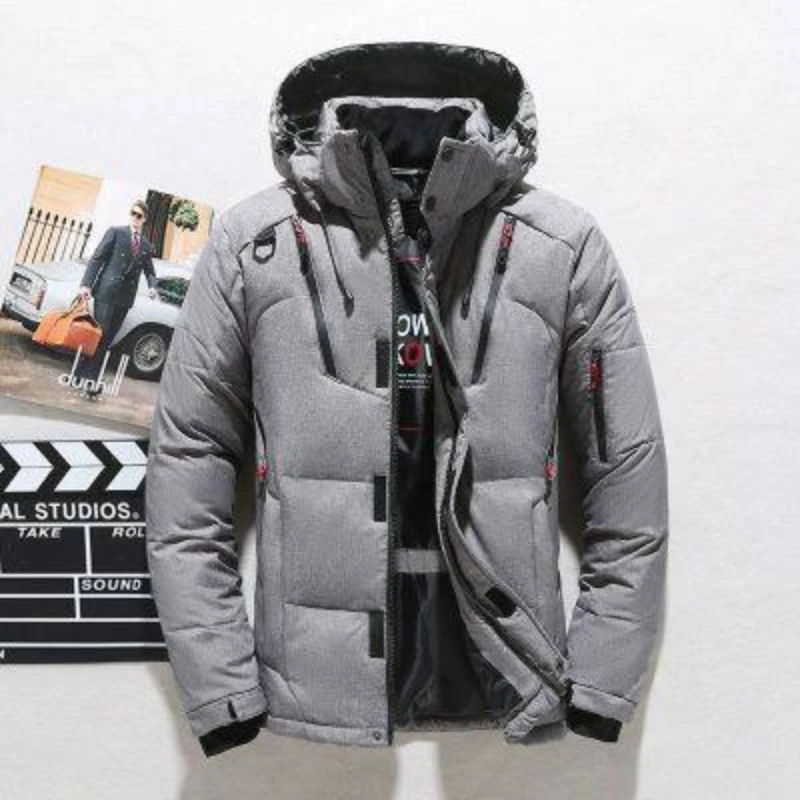 다운 재킷 남성용 숏 겨울 아웃도어 두꺼운 겨울 코트  - Outdoor Sport Winter Jacket 리뷰 및 가격