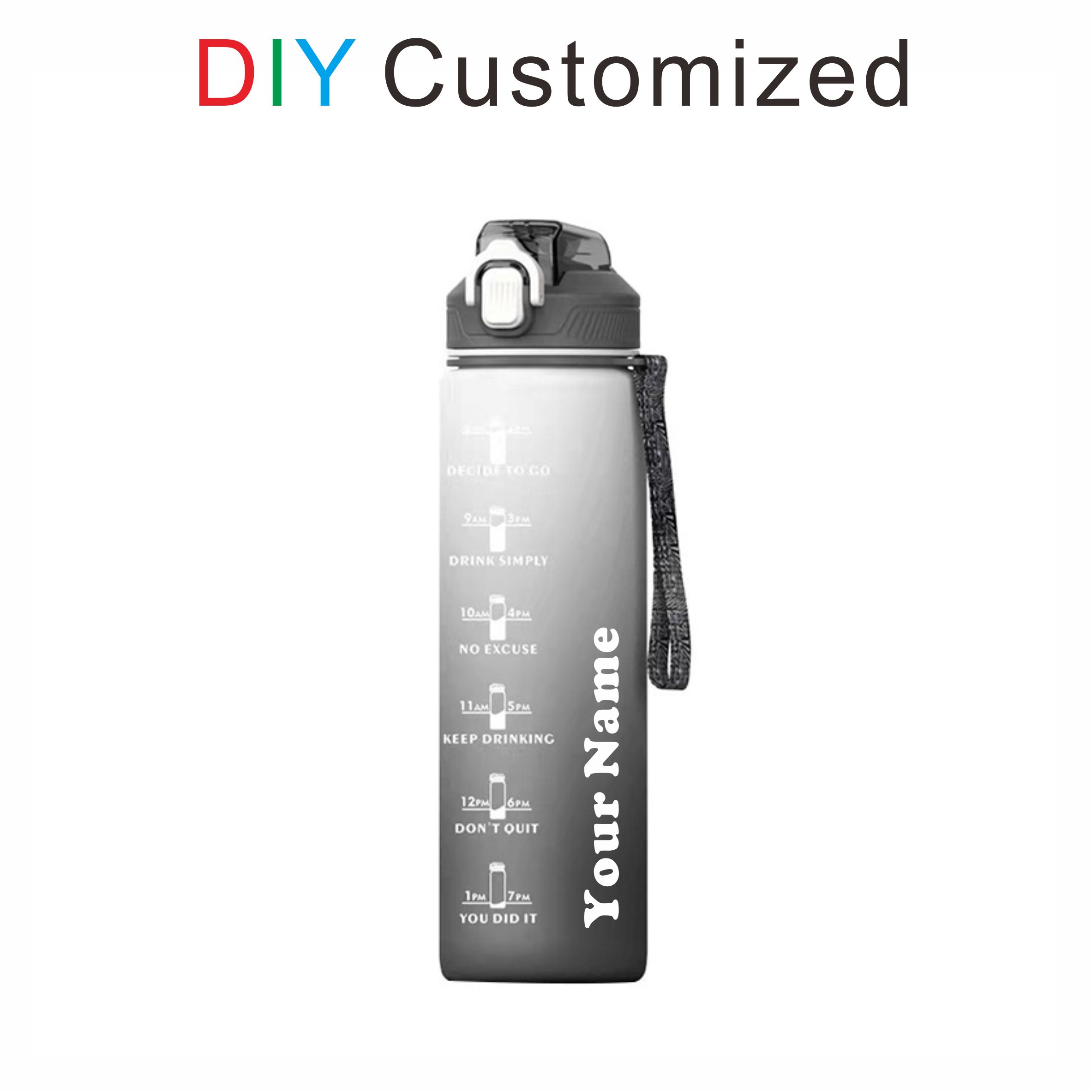 여름 병 DIY 맞춤형 로고 이름, 1000ML 컵,  - Outdoor Sport Name 리뷰 및 가격