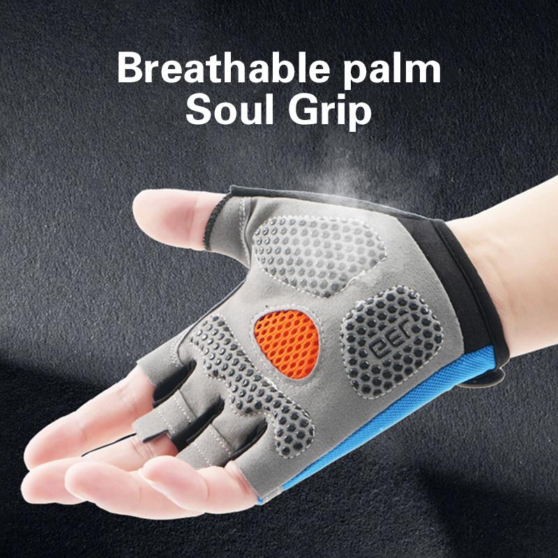 도매 하프 핑거 사이클링 장갑 남녀 공용 미끄럼 방지  - Outdoor Sport Gloves 리뷰 및 가격