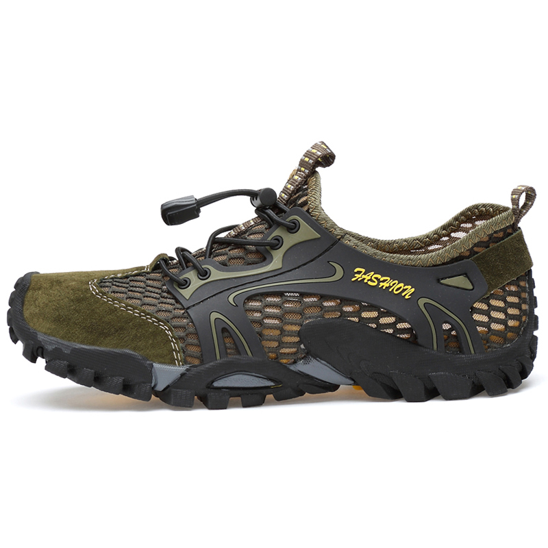 여름 통기성 남성 하이킹 신발, 스웨이드 + 메쉬 야외 - Climbing Shoe Beginner 리뷰 및 가격