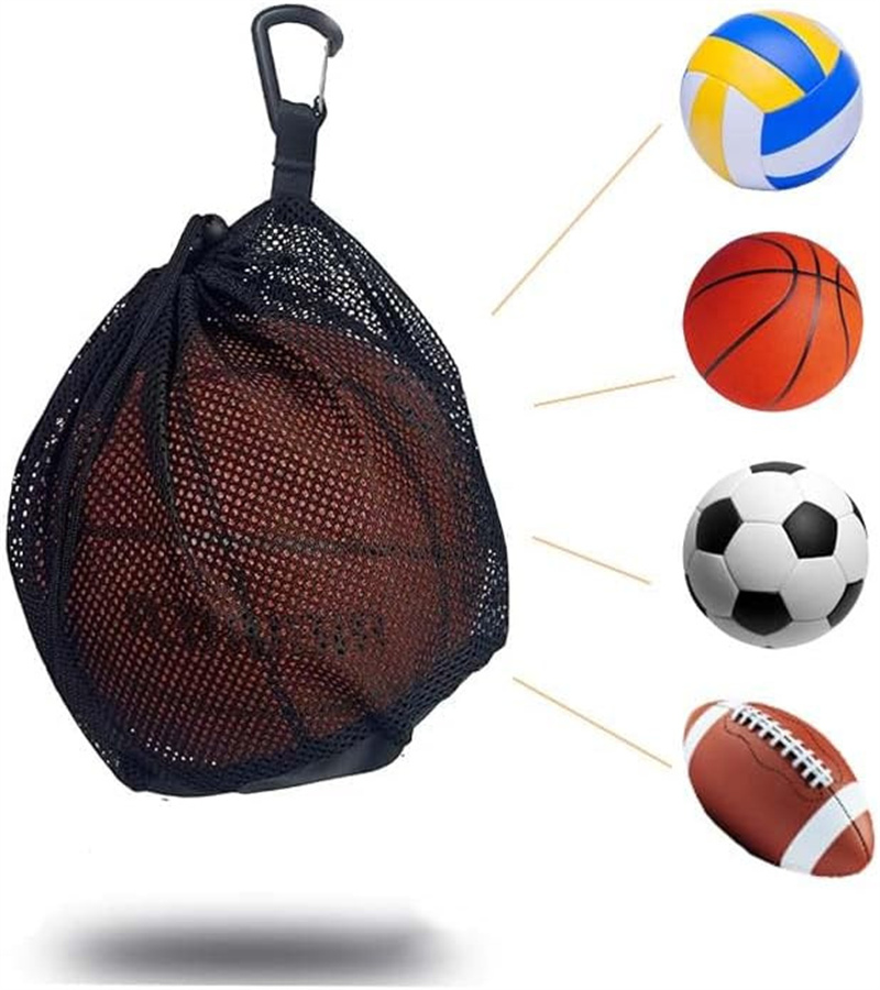 휴대용 Drawstring 농구 메쉬 가방 축구 배구  - Outdoor Sports Net 리뷰 및 가격