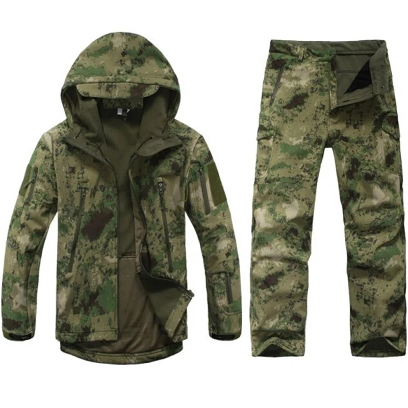 TAD Gear 전술 Softshell 위장 재킷 세트 - Outdoor Sport Winter Jacket 리뷰 및 가격